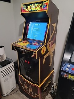 Joust Arcade 1up 5' foot Cabinet Mortal Kombat Gauntlet Defender 14 Games