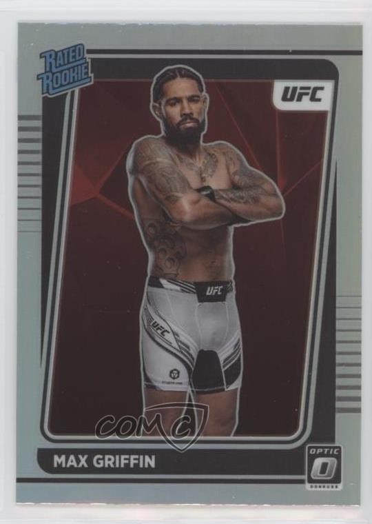 2022 Panini Donruss Optic UFC Rated Holo Prizm Max Griffin #119 Rookie RC w5b