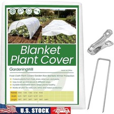 Durable Frost Protection Cover Plant Blanket Winter Wind Rain Shielding New