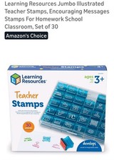 Learning Resources Teacher Stamps Set of 30 Classroom Encouragement LER0678
