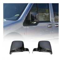Spiegelkappen Spiegelabdeckung FüR Ford Connect 20002-2009 Chrom ABS Dunkel 2Tlg