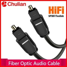 1M Digital Optical Audio Cable Toslink SPDIF Fiber Cord Soundbar TV Amplifier