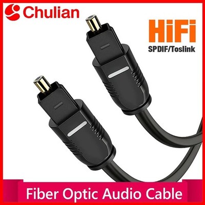 1M Digital Optical Audio Cable Toslink SPDIF Fiber Cord Soundbar TV Amplifier