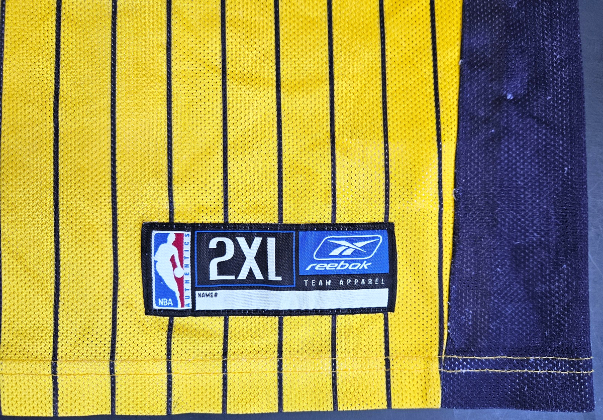 Reebok NBA Indiana Pacers Jermaine O'Neal #7 Jersey Mens Sz 2XL