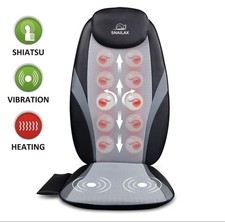 Snailax Shiatsu Back Massager with Heat, Massage Chair Pad Massage Seat Cushion