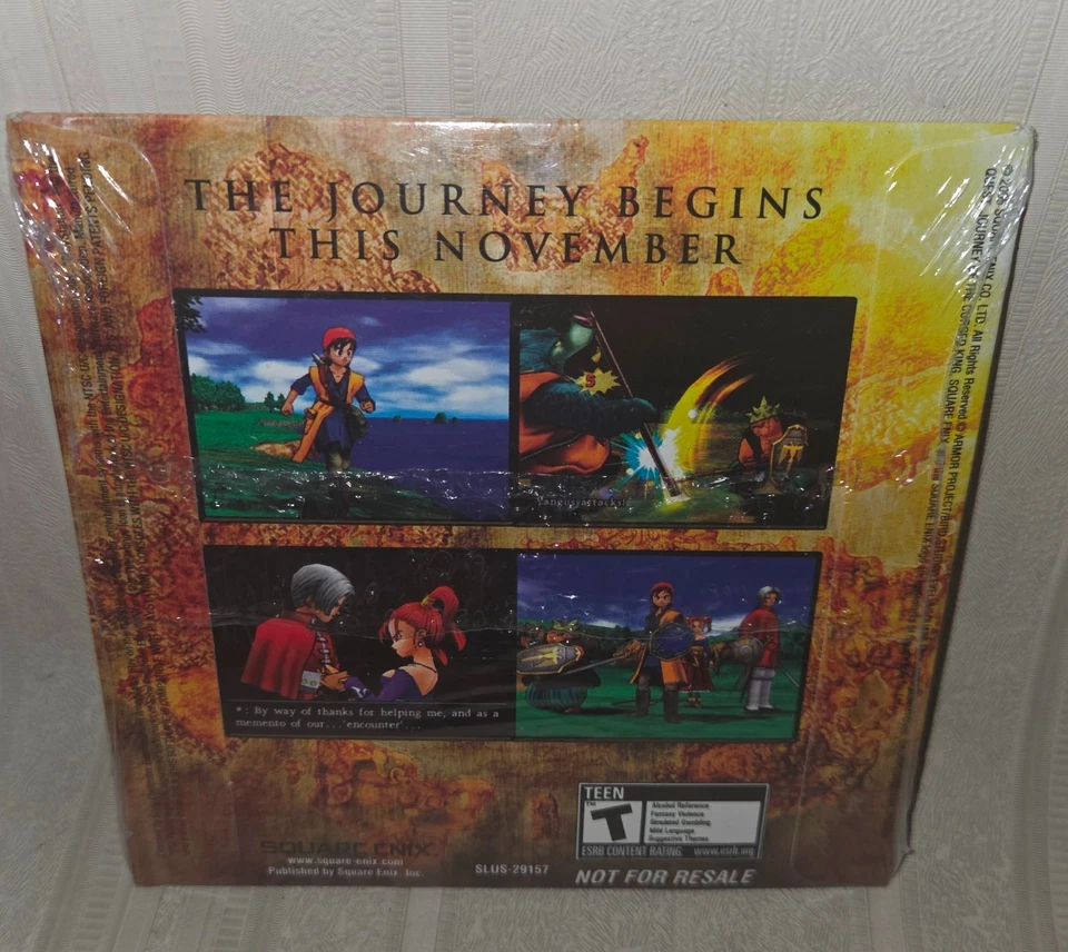 Dragon Quest VIII Sony PlayStation 2 PS2 NEW & SEALED DEMO Disc - Image 3 of 4