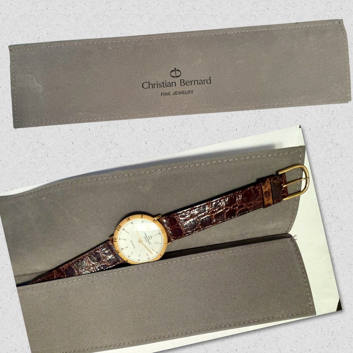 Vintage 1990s | 5mm Ultra Slim | Swiss Ronda 751 Quartz |CHRISTIAN