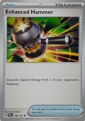 148/167 ENHANCED HAMMER | UNCOMMON | TWILIGHT MASQUERADE POKEMON KARTE