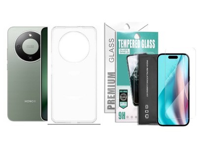 Für Honor Magic 8 Lite 5G - Etui Handy Hülle Case Tasche + HD Displayschutzglas