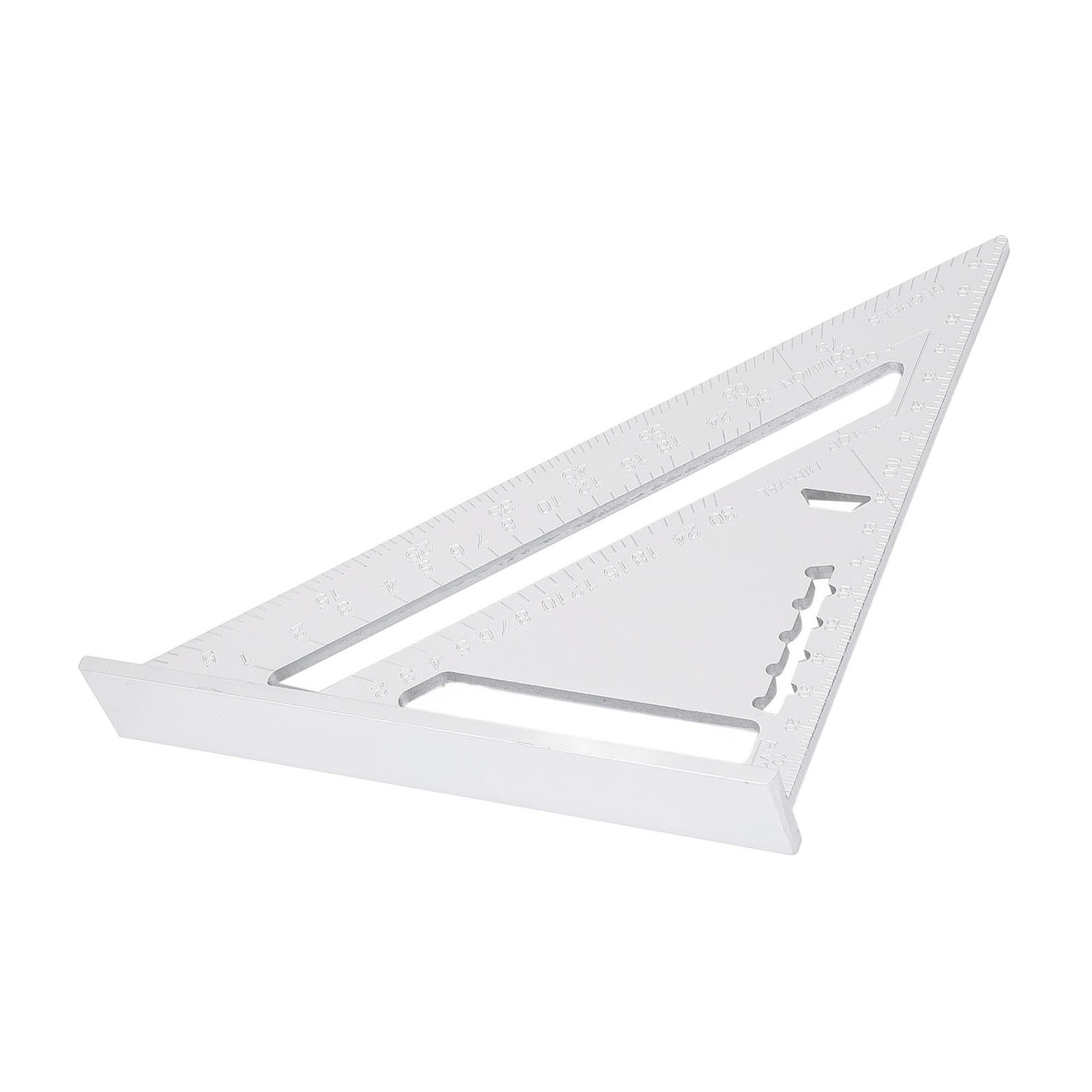 Carpentry Ruler Woodworking Square Protractor Versatile For Engineer