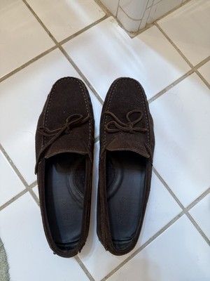 Aurelien Brown Suede Driving Loafer