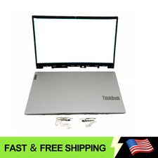 New LCD Back Cover/Bezel/Hinges For Lenovo ThinkBook 15 G2 ITL ARE G3 ACL ITL
