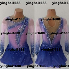 New figure skating dress Y0013---Pink and purple