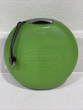 Lime Green DiscGear DISCUS 20 Disc Storage Case CD DVD Holder Hard Clam Shell