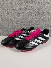 Adidas Goletto VI FG Black White Pink Soccer Cleats Shoes Men's 6 NWT BB0571