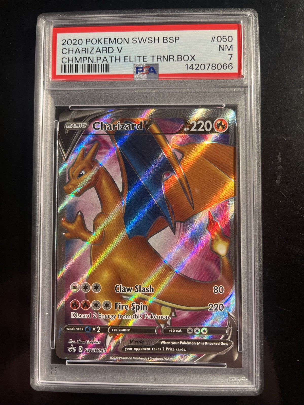 Charizard v Champions Path Promo SWSH050 Near Mint Condition