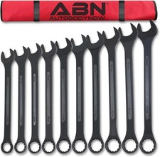 Combination Wrench Set 33-50mm Metric 10 Piece Jumbo Abn Large Open