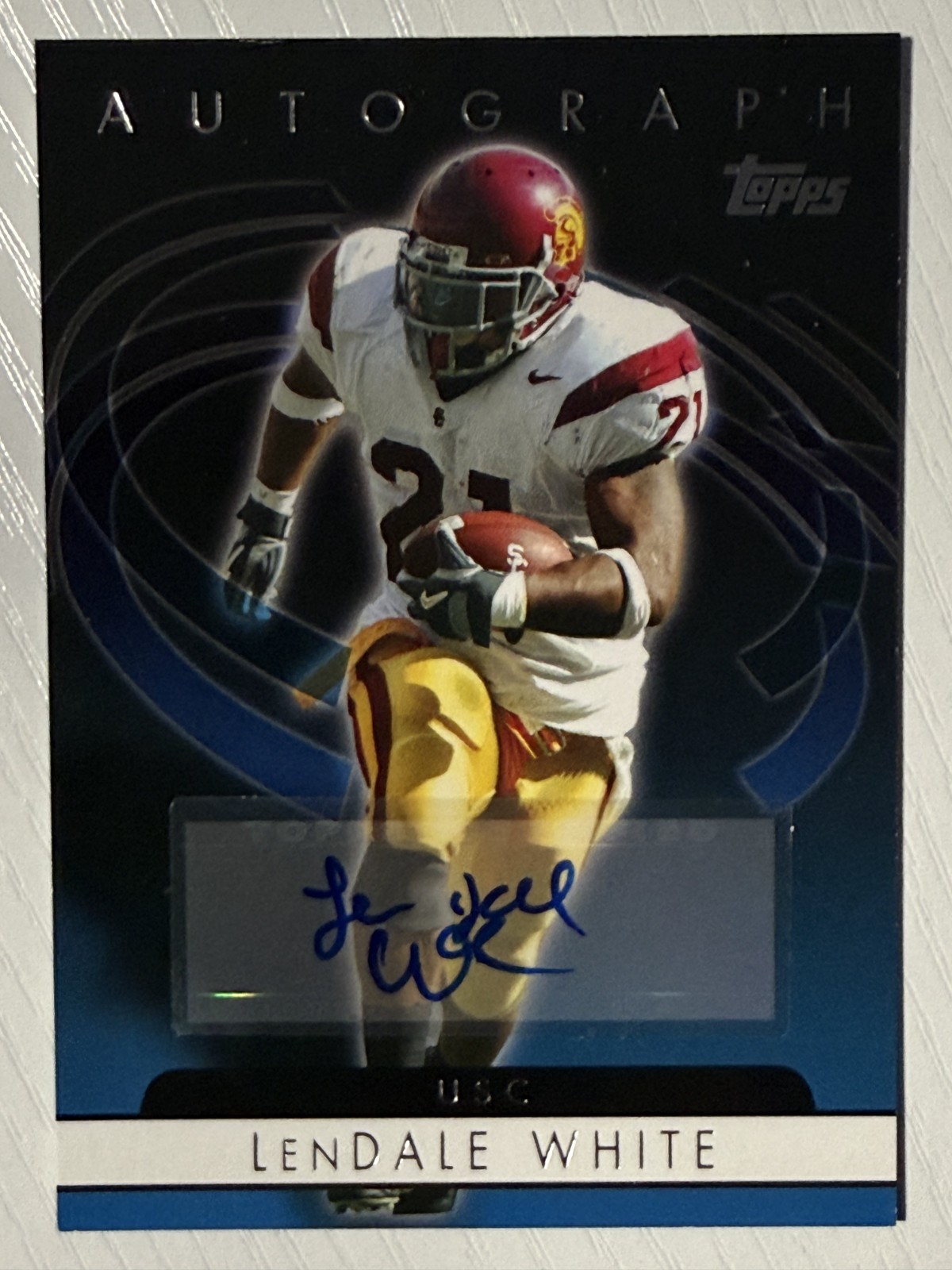 LenDale White Topps Certified Autograph #TLW Base