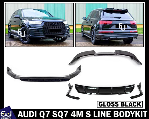 FOR AUDI Q7 SQ7 4M FRONT SPLITTER REAR DIFFUSER ROOF SPOILER BODYKIT ...