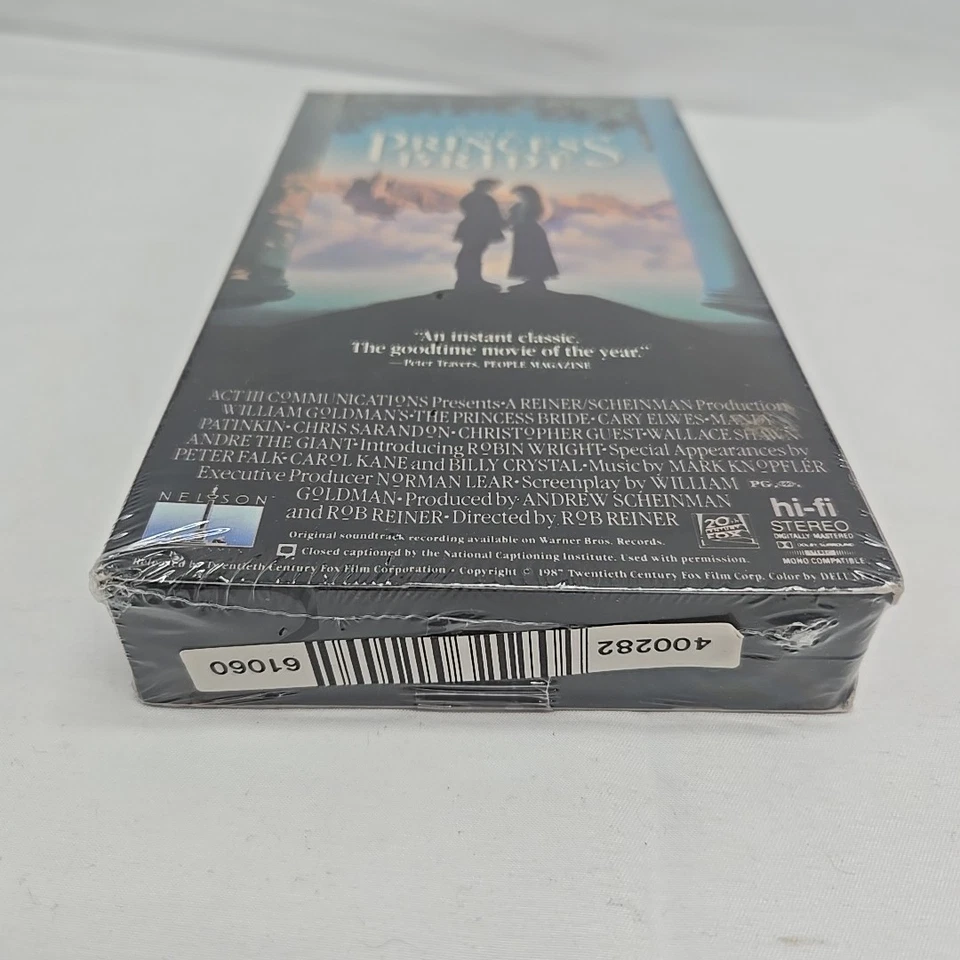 The Princess Bride VHS 1987 New Line Watermark New Sealed - Image 3 of 4