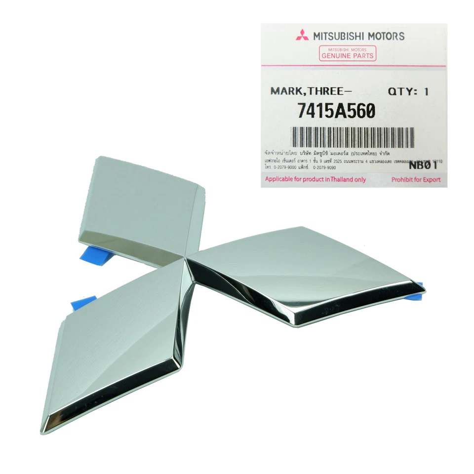 Подлинная хромированная эмблема с логотипом задней двери для Mitsubishi L200 Triton 2016 2018 - Изображение 2 из 4