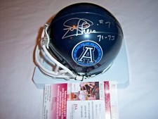 JOE THEISMANN TORONTO ARGONAUTS,CFL REDSKINS JSA/COA SIGNED MINI HELMET