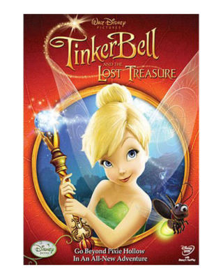Tinker Bell And The Lost Treasure (DVD, 2009) disney movie Tinkerbell Fairies