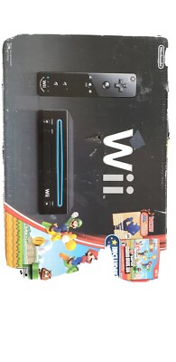 Nintendo Wii Holiday Bundle New Super Mario Bros System Console