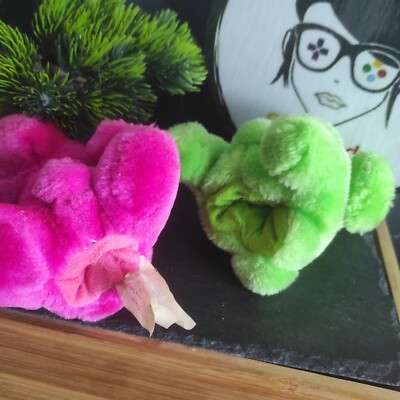 Peluche Promotionnelle Kodak Kolorkids - Vintage 1980 - Bleu, Vert, Rose, Rouge