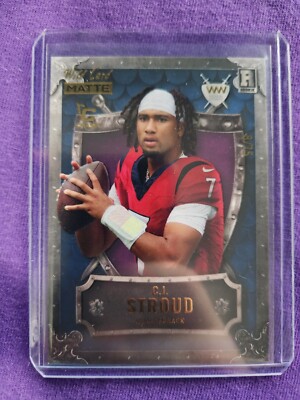 2023 Wild Card Matte Weekend Warrior CJ Stroud /75 Blue Houston Texans Rookie  