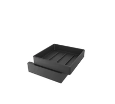ICO BATH V5515 Volkano Fire Soap Dish Holder - Matte Black