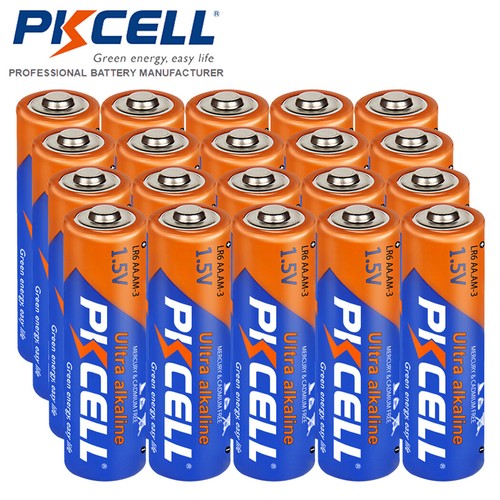 20pcs Double A Battery 1.5V LR6 AA MIGNON MN1500 AM3 E91 Industrial Alkaline