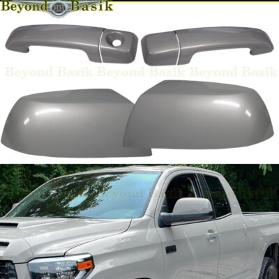 For 2007-2021 Toyota Tundra FRONT 2 Door Handle COVERS+Mirrors 1H5