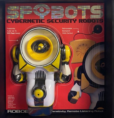 Spybots Cybernetic security robot, remote listening device
