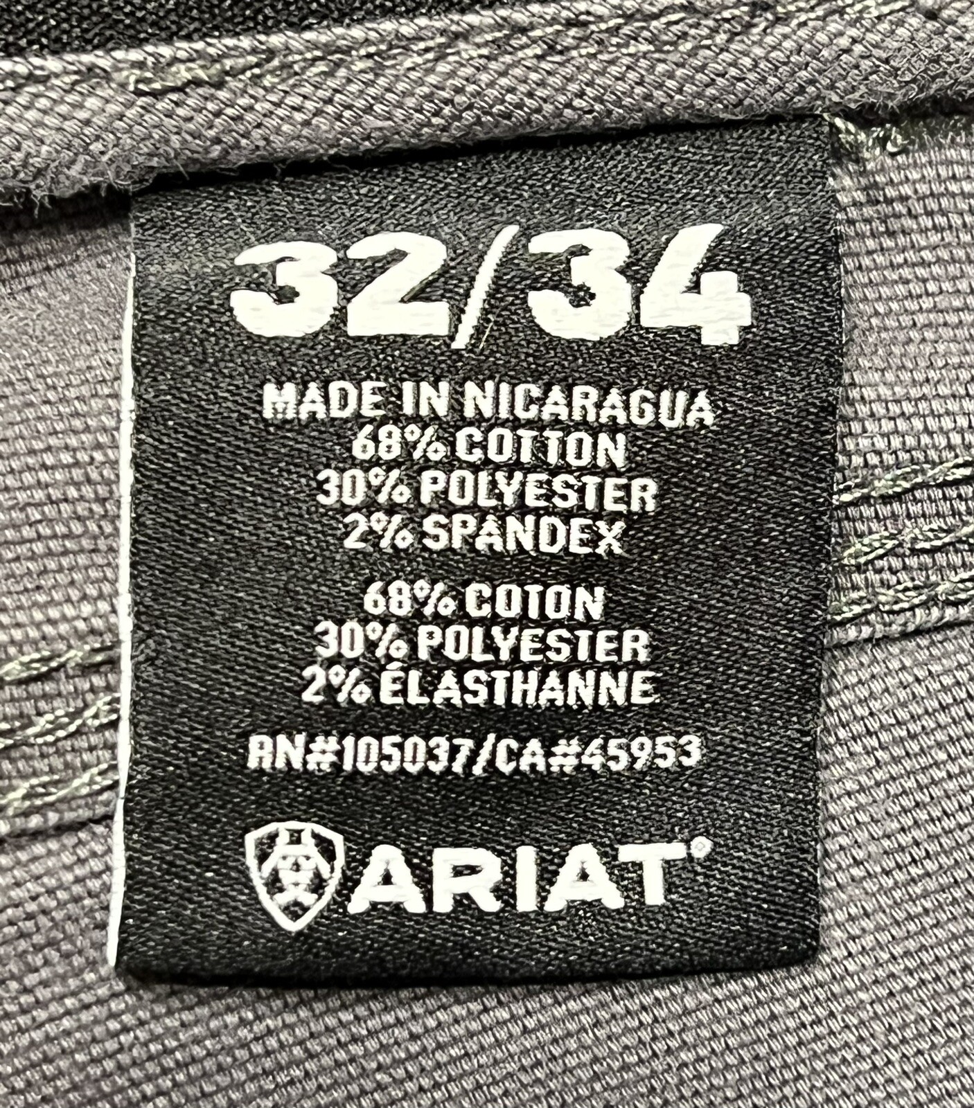 Ariat M4 Rebar Low Rise Straight Double Knee Gray Canvas Cargo Pants Men’s 32X30 eBay