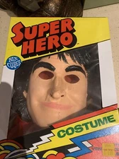 Vintage Ben Cooper Super Hero Mork Costume Mask And Box Size 8-10 Medium