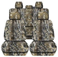 Truck Seat Covers Fits 2015-2018 Ford F150 Solid Camouflage Seat Covers
