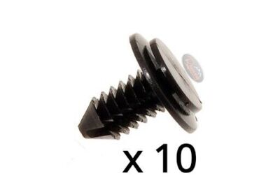 LAND ROVER DEFENDER 90 / 110 - SET OF 10 EARLY TYPE DOOR TRIM CLIPS ...