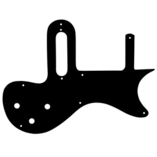 USA PICKGUARD for GIBSON® ONE PICKUP MELODY MAKER® 5Ply PG BLACK BCBCB Old Look!
