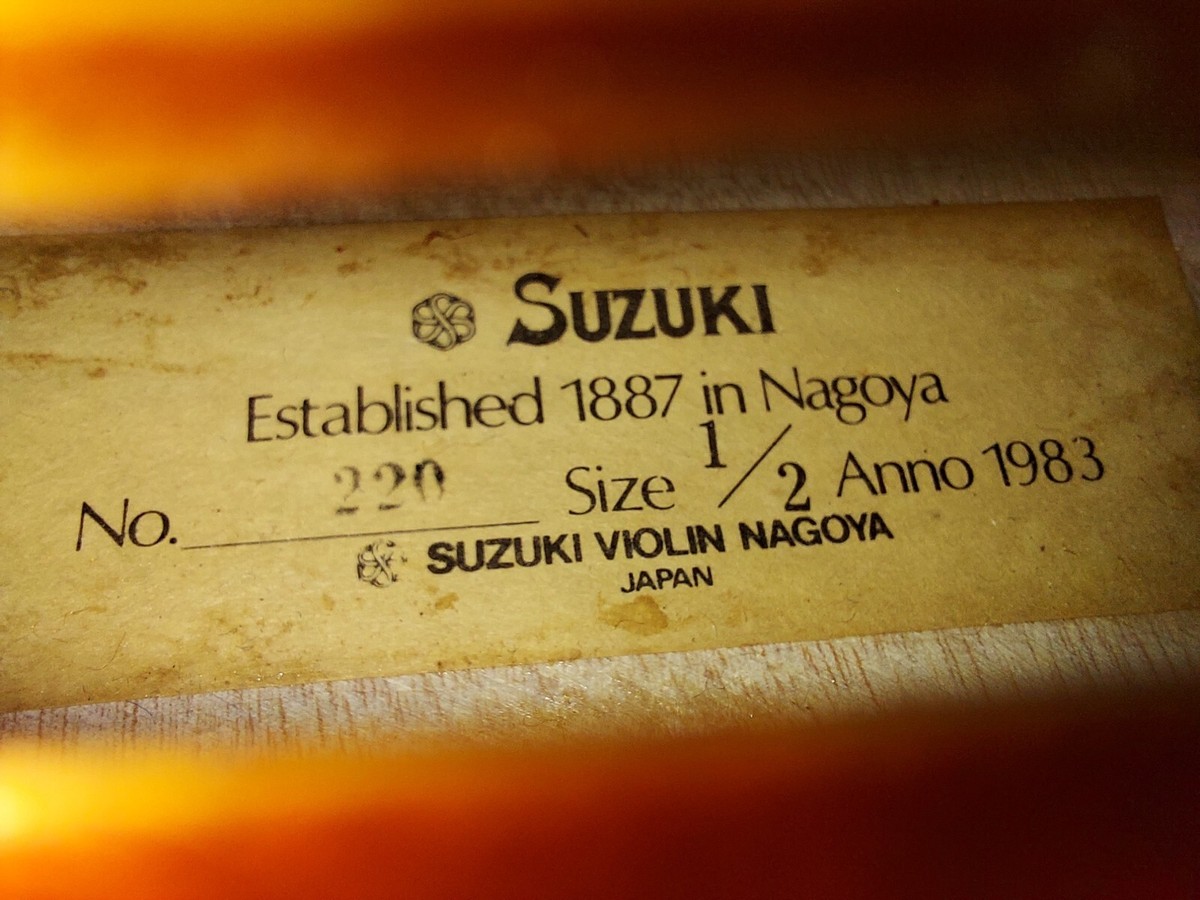 Suzuki Yamaha Model 220 size 1/2 Violin, Japan 1983, Very