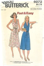 Butterick Quick Pattern #6072 - Ladies Dress
