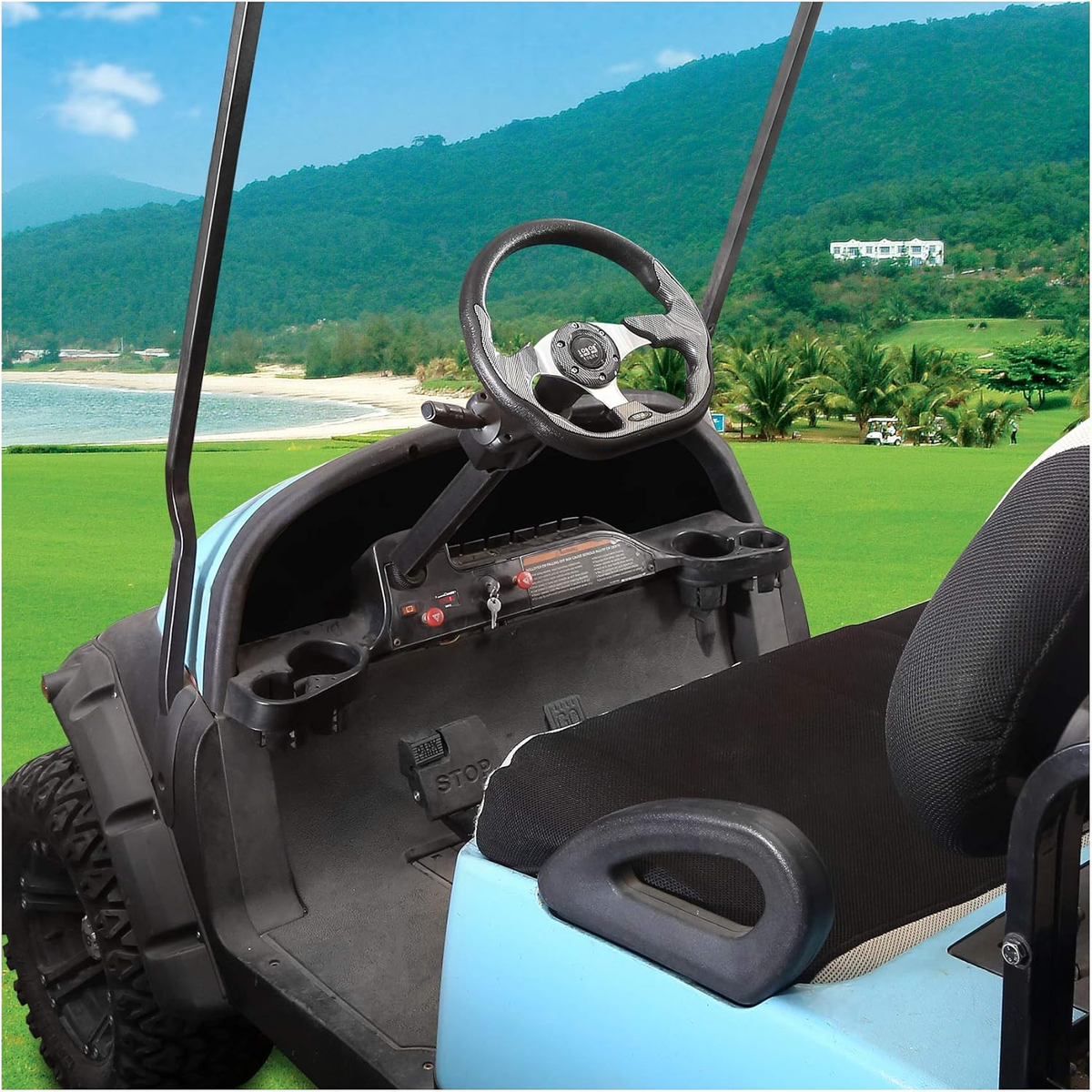Golf Cart Steering Wheel Fit EZGO RXV & TXT, Club Car DS, Club Car - View #9