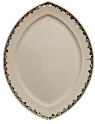Thomas York Comedy Platte oval 34 cm x 26,5 cm
