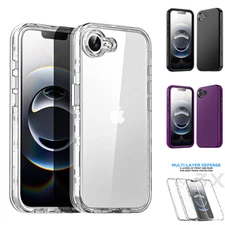 Hard Back Shockproof Case For Apple iPhone 16e Anti-scratch Heavy Duty Cover