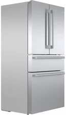 BOSCH 800 Series 21 cu ft Counter Depth French Door Refrigerator B36CL80SNS, NEW