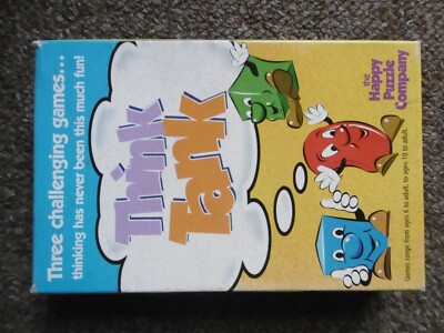 THE HAPPY PUZZLE COMPANY BRETTKARTENSPIEL THINK TANK SEHR GUTER ZUSTAND VOLLSTÄNDIG