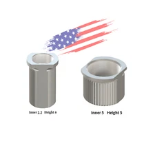 10x Dental ITI Guide Hole Sleeve Implant Digital Guidance DGS Straumann ∅5.0/2.2