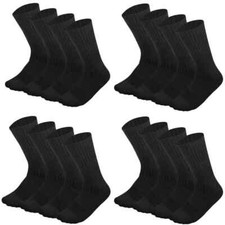 Wholesale Mens Black Army Military Socks Combat Trekking Hiking Size 10-13,13-15