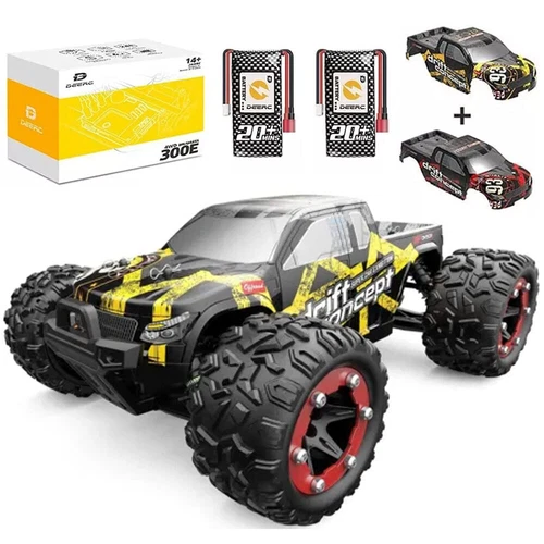 DEERC 300E Brushless 1:18 Scale RC Cars 60KM/H 4WD RTR Monster Truck Kids Gift - Picture 1 of 11