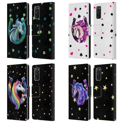 OFFIZIELLE ROSE KHAN EINHORN-HUFEISEN BRIEFTASCHE HUELLE FÜR SAMSUNG HANDYS 1